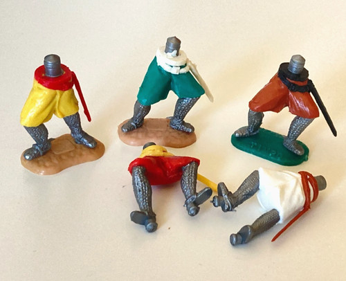 Timpo knights spares x 5 - knights,