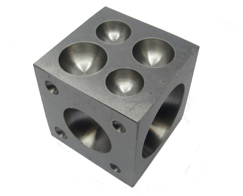 Steel dapping doming block - dapping,