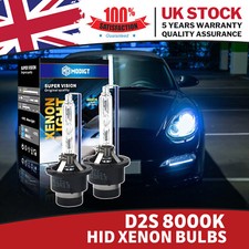 2X D2S 8000K Blue HID Xenon