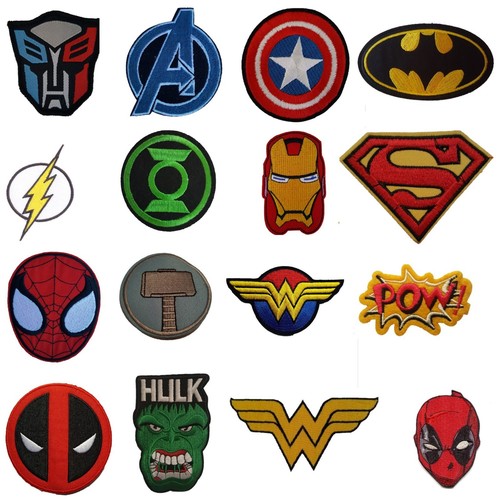 Superhero movie iron sew on - on,