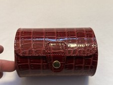 Stuhrling Crimson Croco 2 Watch Case GB101 Brand New 