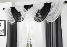 Beaded Voile Swags,11 colours