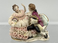 Vintage Irish Dresden "Persuasion" Figuire