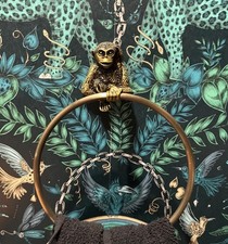 Quirky Antique Bronze Monkey