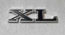 XL Vintage Metal Car Badge