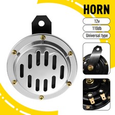12V Universal Chrome Motorcycle Classic Horn Motorbike Scooter 110Db Slit Horn