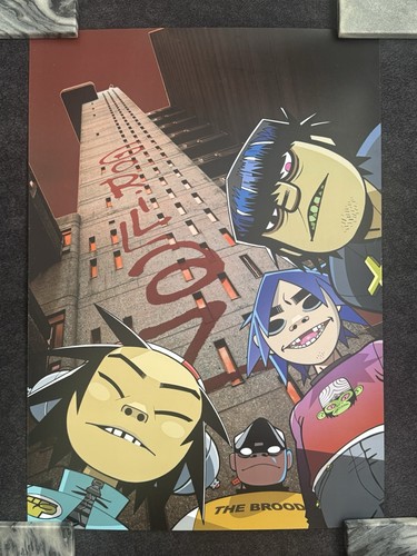 Gorillaz poster print - gorillaz,