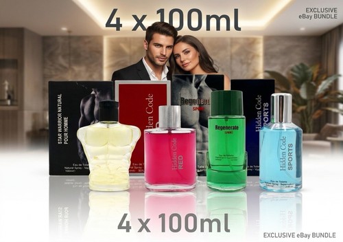 Mens perfume gift set - mens, 4x100ml