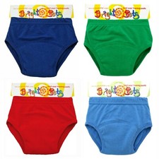 Bright Bots 4 Washable Potty Training Pull Up Pants Boy Mix EX Large 30-36m