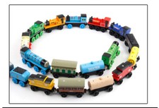 NEW Wooden Magnetic Railway