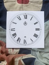 Replica 12 inch WW2 RAF - Kings Crown RAF Crest with  AM ARROW Clock Dial Print.