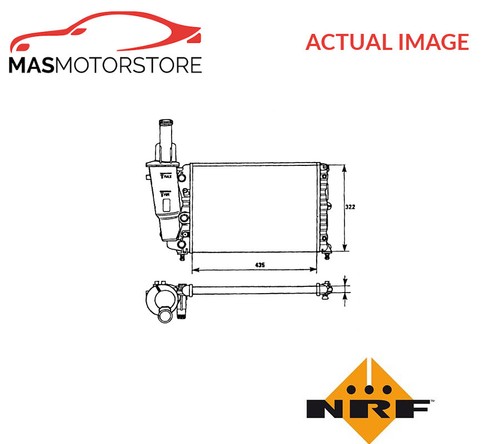 Engine cooling radiator nrf - cooling,