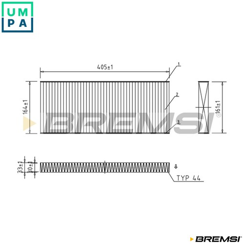 Filter cabin air fc0984c for - cabin,
