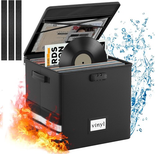 Vinyl record storage box - vinyl,