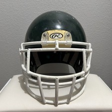 2012 Rawlings Impulse Green White Football Helmet Adult Medium No Padding