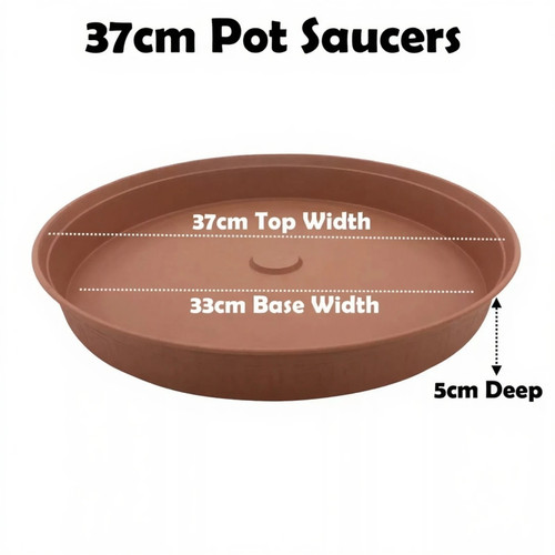 37cm plant pot saucer - 37cm,