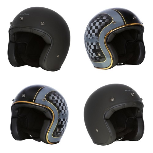 Merlin open face - open, motorcycle