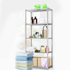 Heavy Duty 5 Tier Metal Wire Shelving Rack Storage Unit for Home Office Garage