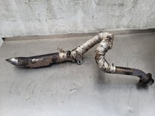 Rear exhaust pipe manifold for