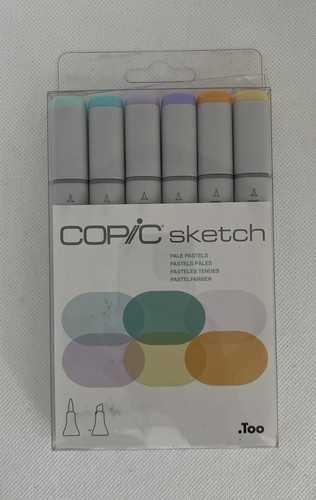 Copic sketch 6pcs set pale - copic,