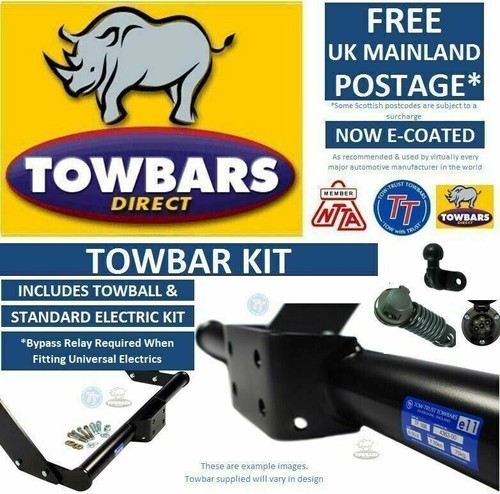Flange towbar for - for, vauxhall