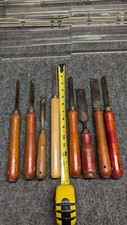Lot of Craftsman Buck Brothers Czechoslovakia Wood Turning Chisels