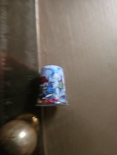 Vintage Robin Hoods Bay Bone China Thimble