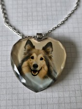 Sheltie Pendant on 50cm Chain