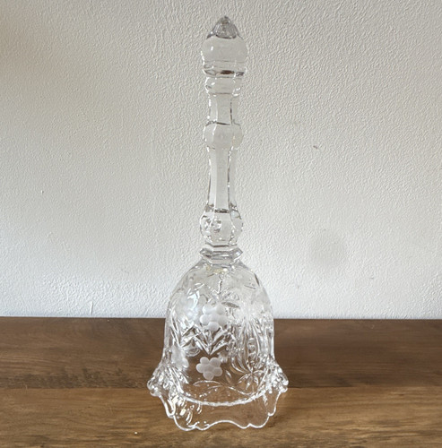 Vintage cut crystal glass - cut,