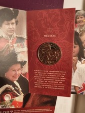 QUEEN ELIZABETH II 2002 GOLDEN JUBILEE CROWN £5 COIN/SLEEVED - Uncirculated