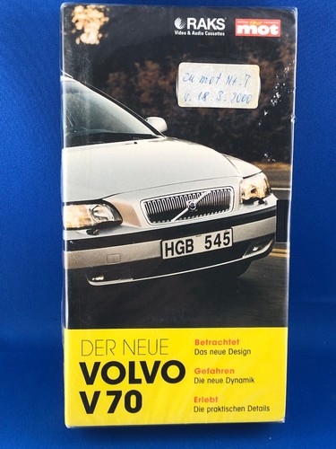 Vhs cassette volvo v70 auto - vhs,