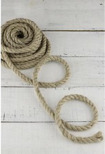 Natural Jute Rope Strong Twisted Decking Cord Garden Sash Camping 6mm - 60mm