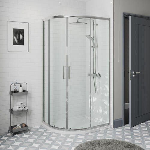 Offset quadrant shower - offset,