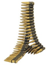 NEW Bullet Belt, Gold, 96