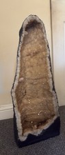 Large Citrine Cathedral Geode Crystal with Druzy Cluster 32kg