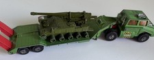 Matchbox Super-Kings K-106 BATTLE-KING Truck & LOW-LOADER w/ K-107 HOWITZER TANK