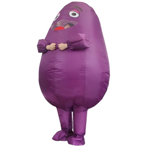 Inflatable grimace costume - inflatable,