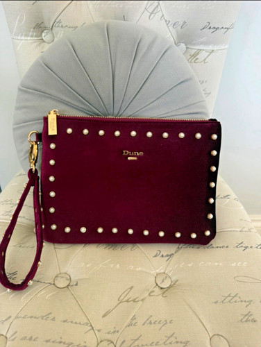 Dune burgundy velvet - burgundy,