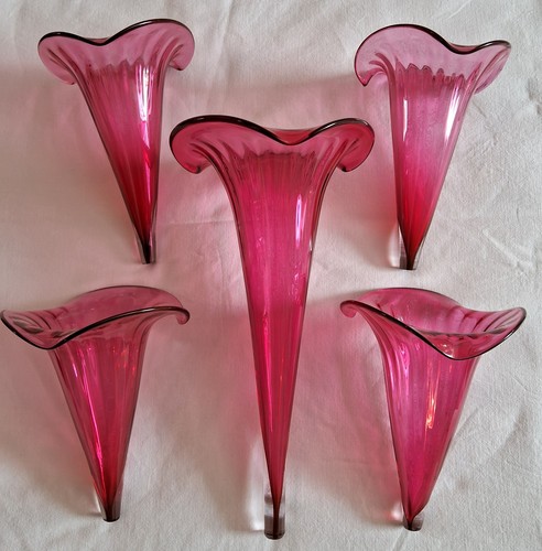Vintage set cranberry - 5,
