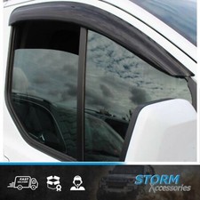 FOR FORD TRANSIT CUSTOM 2012-2023 STX WIND DEFLECTORS - VISORS - EXTERNAL FIT