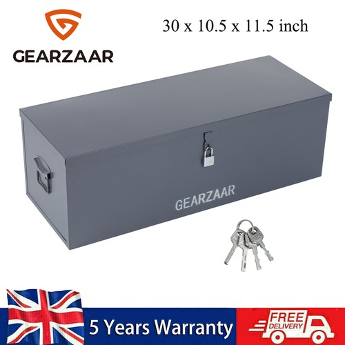 Metal tool box with lock - tool, 30"
