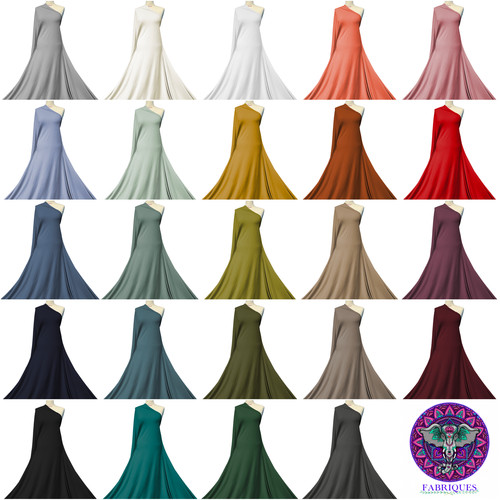 Bamboo jersey fabric way - jersey, 4