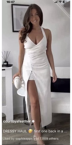Zara draped midi dress light - dress,