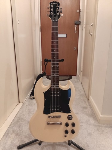 Epiphone g310 vintage white - in,