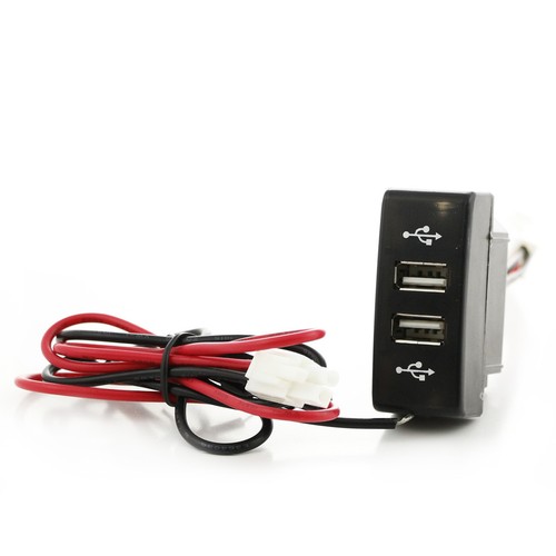 Usb charger recessed plug - 1x,