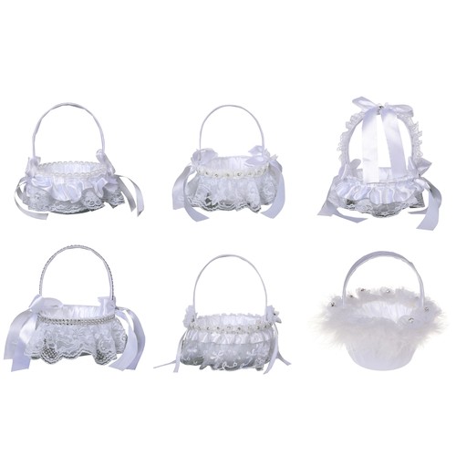 Flower girl basket for wedding - flower,