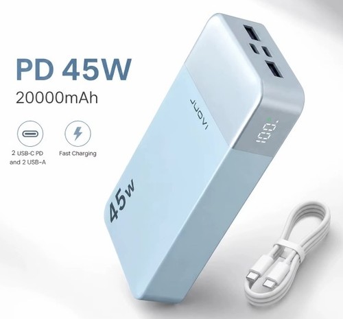 Jouvi 45w 20000mah - blue, power