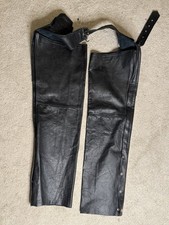 SHAF Leather Motorcycle Chaps