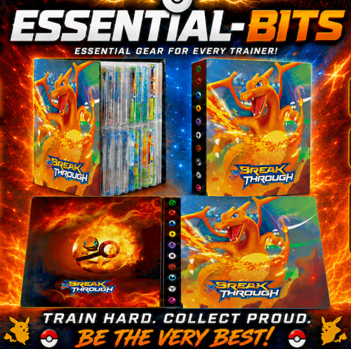 Pokemon trading card binder - pokemon,