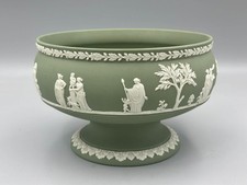 Wedgwood Jasperware Green 8"